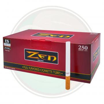 Zen Red Full Flavor King Size Cigarette Tubes for Roll Your Own Whole Leaf Tobacco Leaf Only